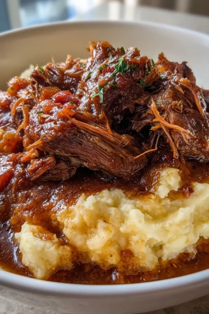 Short Rib Ragu with Parmesan Mashed Potatoes