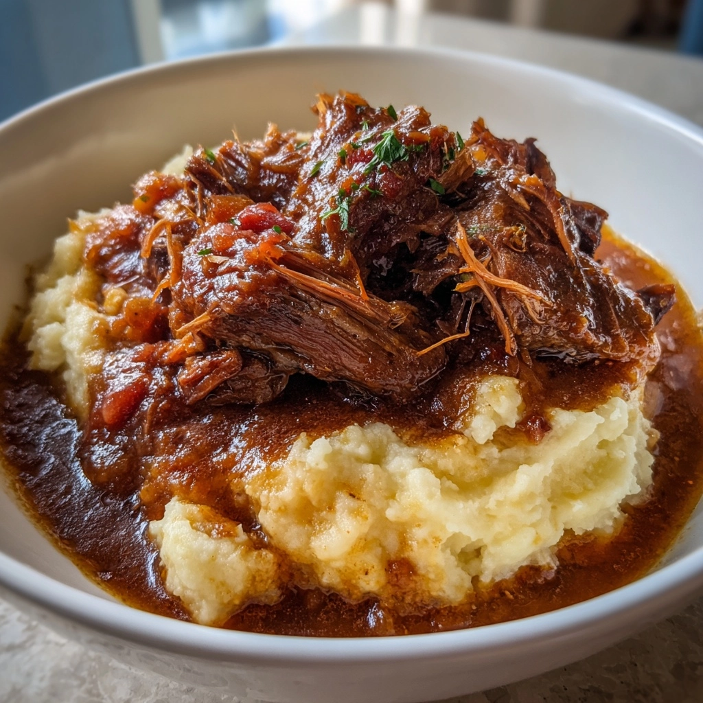 Short Rib Ragu with Parmesan Mashed Potatoes