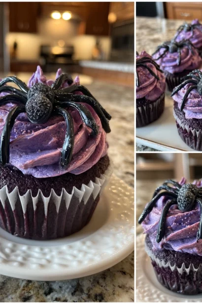 Spider Cupcakes for Halloween