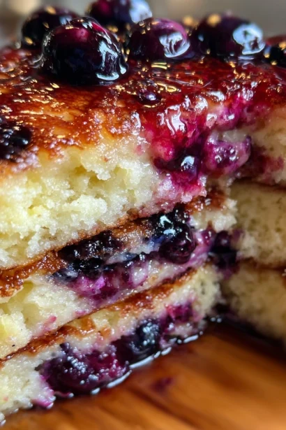 The Best Fluffy Keto Blueberry Pancakes