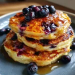 The Fluffiest Blueberry Pancakes
