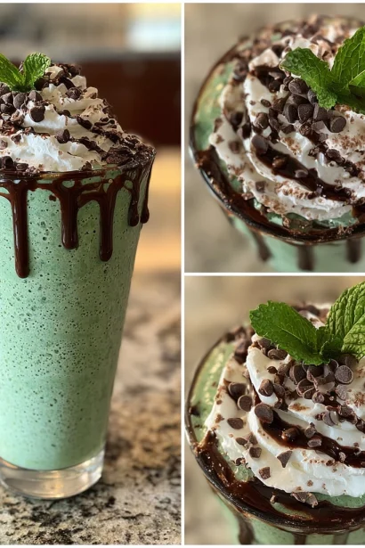 Tipsy Mint Chocolate Chip Monster Shake