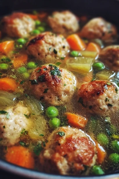 Turkey Meatball Soup