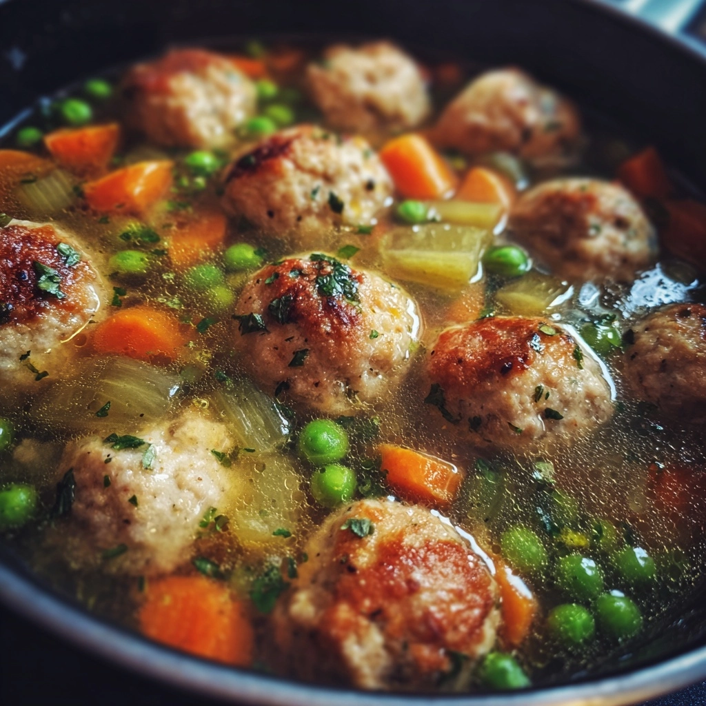 Turkey Meatball Soup