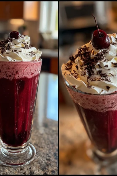 Vampire Bite Red Wine Milkshake