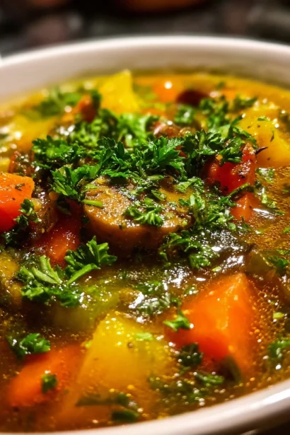Witches Brew Stew (Halloween Soup)