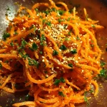 5 Minute Raw Carrot Salad Quick Zesty Delight