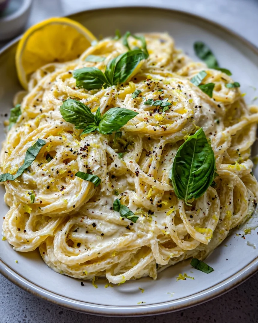 Bright and Creamy Lemon Ricotta Pasta Recipe Delight