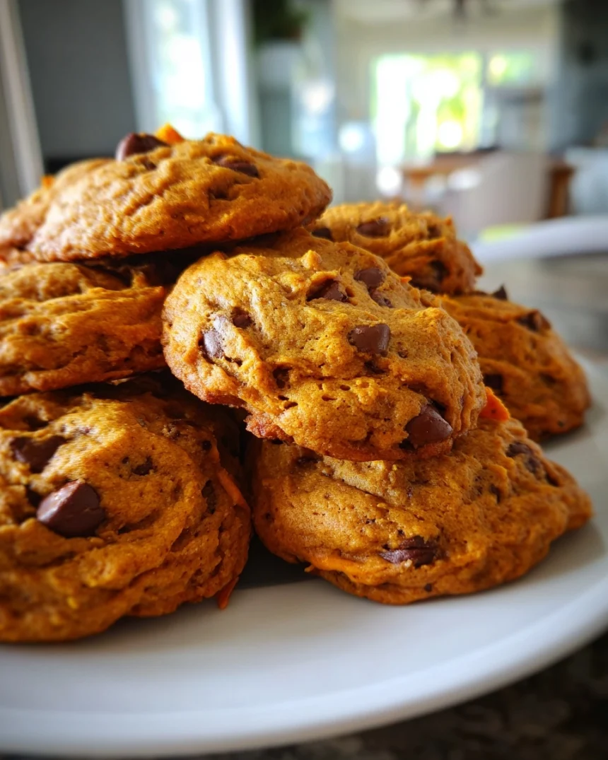 Chewy Pumpkin Chocolate Chip Cookies Recipe