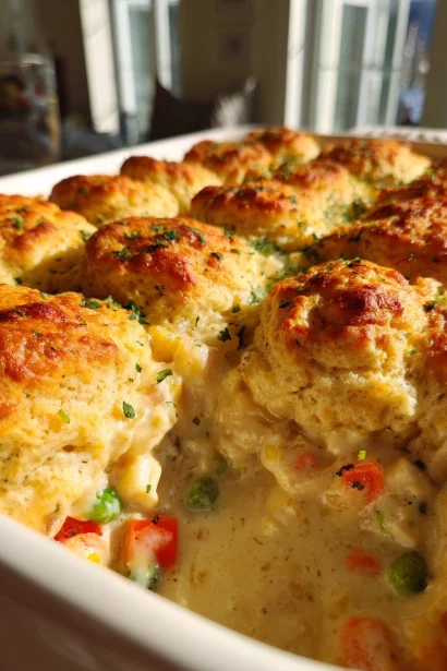 Chicken Bubble Biscuit Bake Casserole Recipe