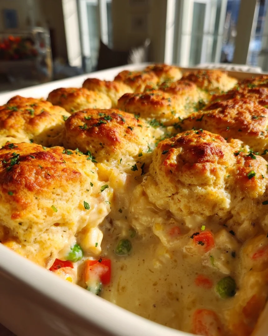 Chicken Bubble Biscuit Bake Casserole Recipe