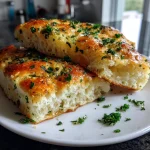 Classic Garlic Bread Focaccia