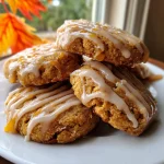 Classic Pumpkin Cookies with Maple Glaze