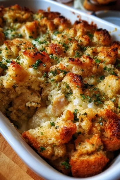 Comforting Chicken and Stuffing Casserole Recipe