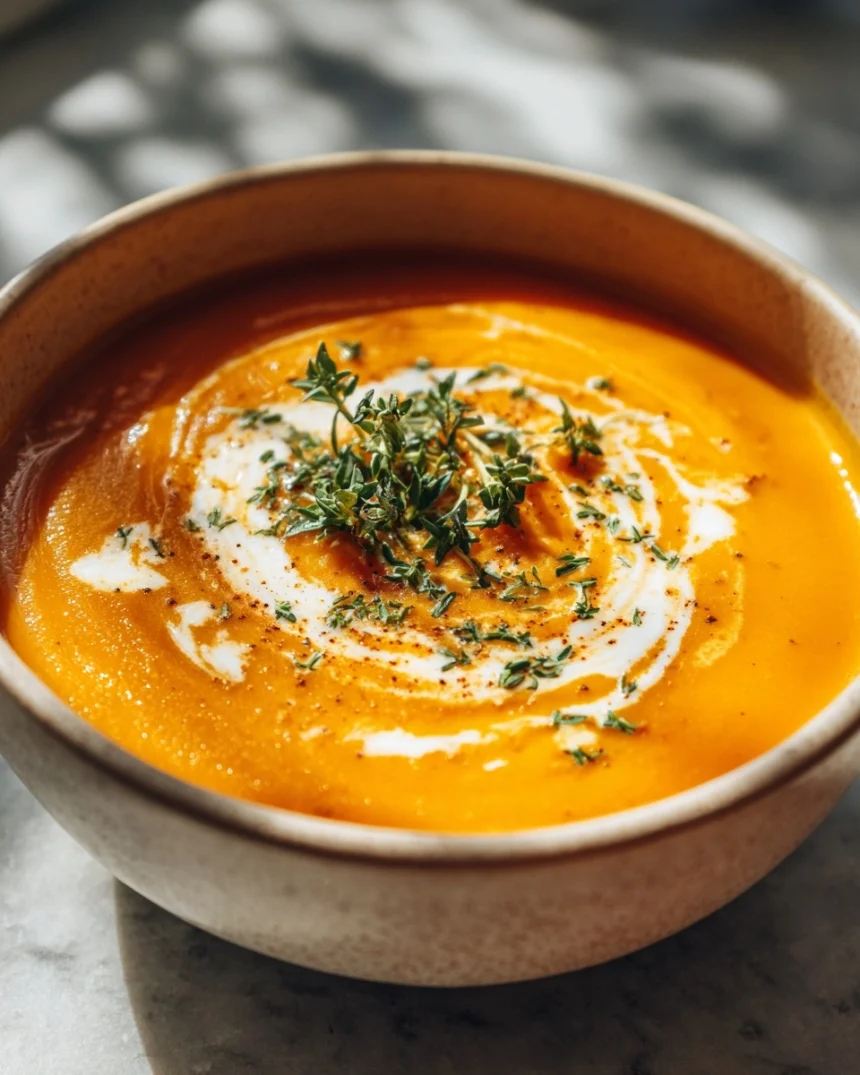 Cozy Pumpkin Turmeric Ginger Soup Recipe for Fall