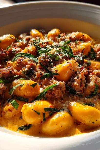 Creamy Butternut Squash Gnocchi with Sausage – 40-Minute Comfort