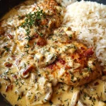 Creamy Smothered Chicken and Rice