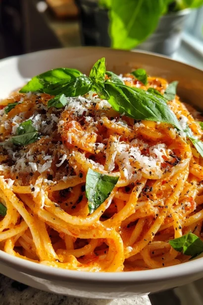 Creamy Tomato Pasta – 20 Minute Dinner Delight
