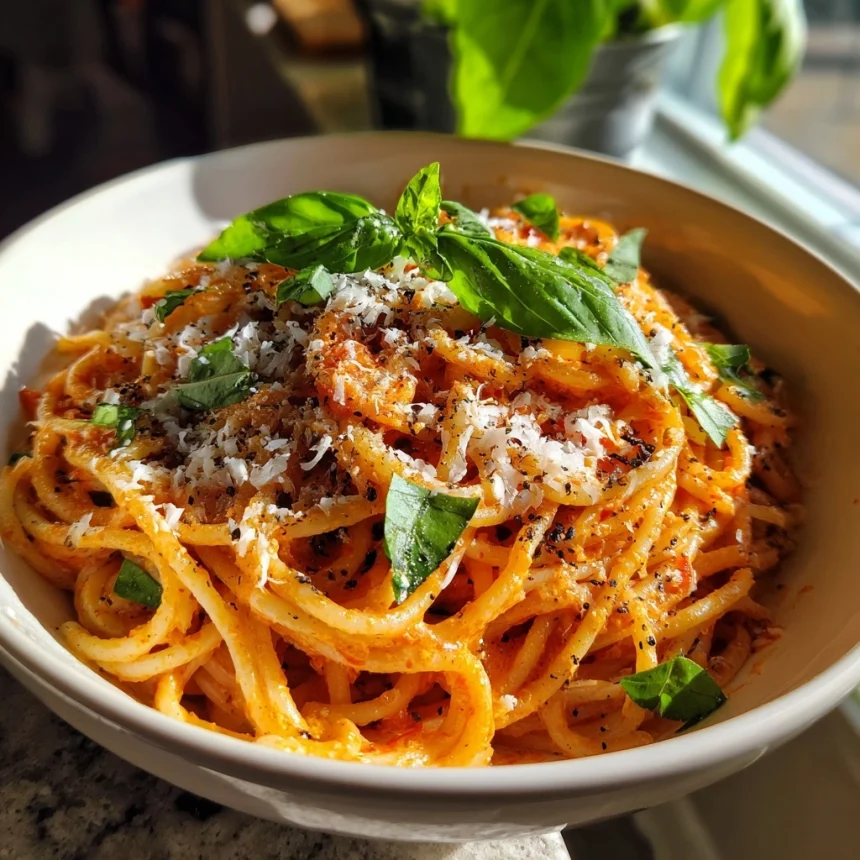 Creamy Tomato Pasta – 20 Minute Dinner Delight