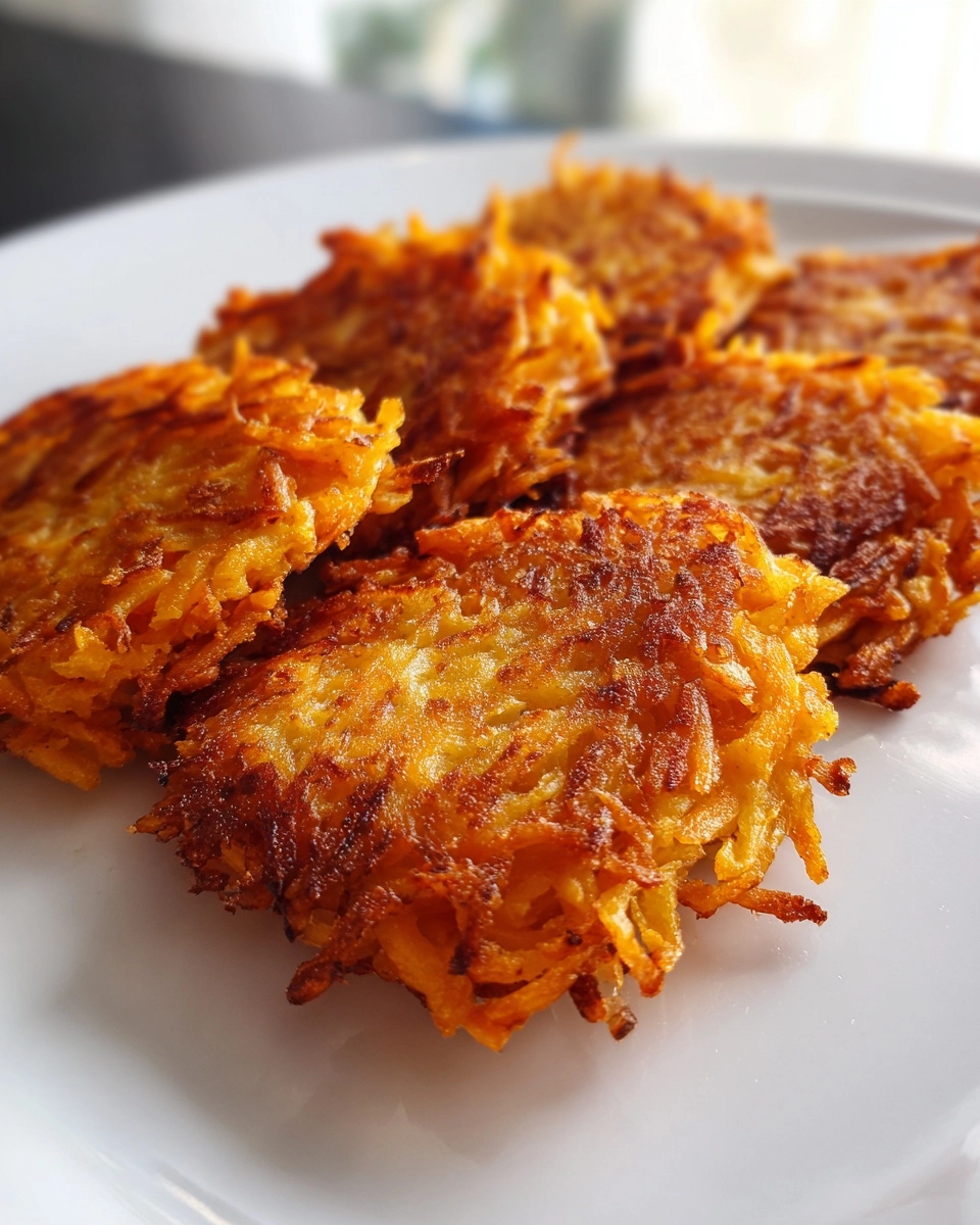 Crispy Healthy Sweet Potato Hash Browns Recipe Delight