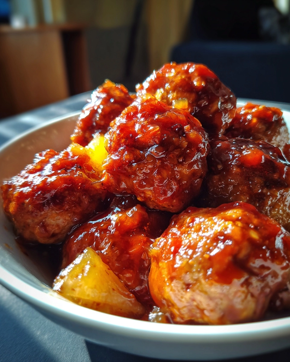 Crock Pot Hawaiian Meatballs – Easy Recipe