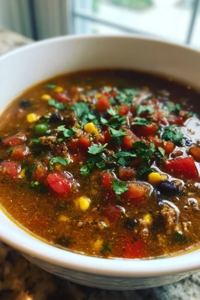 Crock Pot Low-Carb Taco Soup - Whether you are eating low-carb or gluten-free, this keto soup recipe is sure toâ€¦ | Low carb taco soup, Low carb tacos, Low carb soup