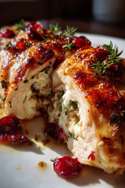 Delicious Cranberry Brie Stuffed Chicken Recipe to Wow Guests