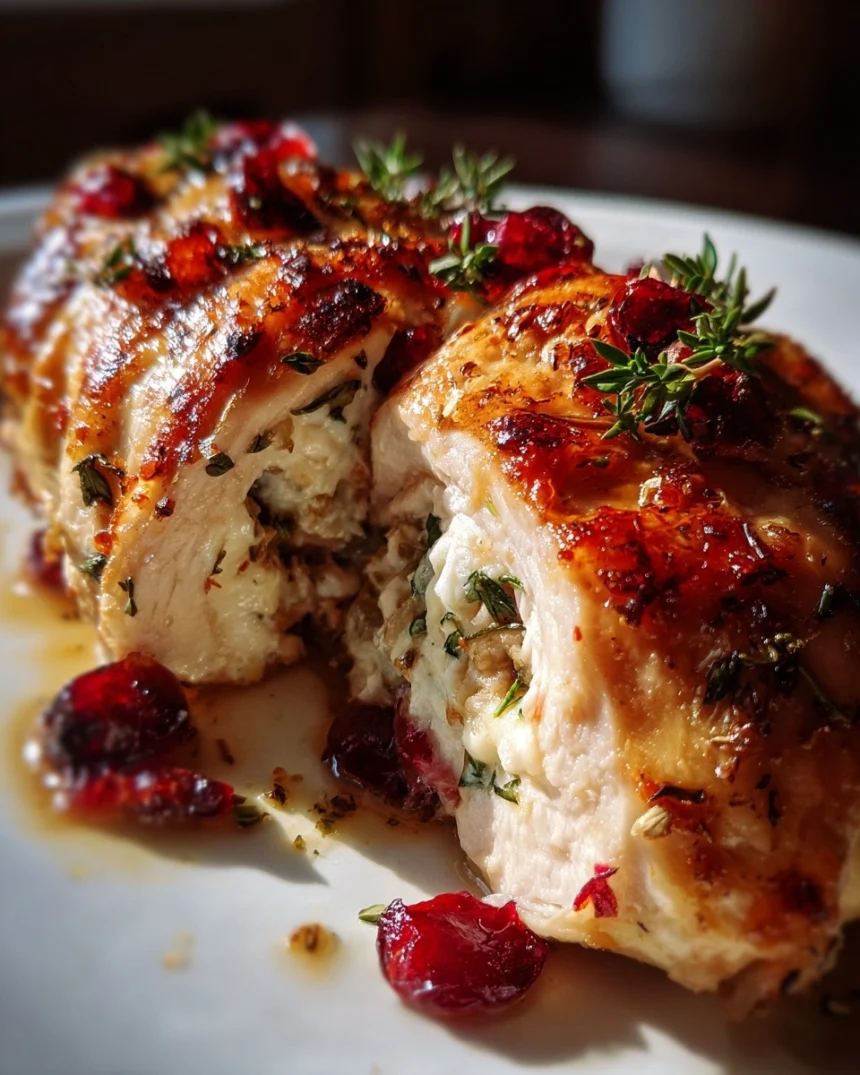 Delicious Cranberry Brie Stuffed Chicken Recipe to Wow Guests
