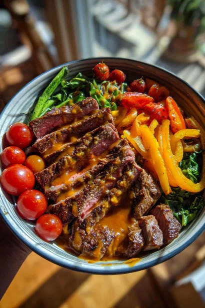 Delicious Quick Grilled Steak Bowl Recipe in 30 Minutes