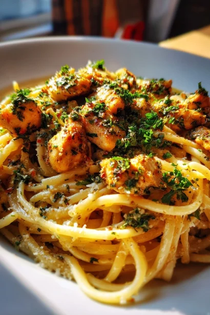 Easy Garlic Parmesan Chicken Pasta Recipe for a Healthy Dinner