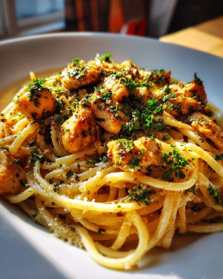 Easy Garlic Parmesan Chicken Pasta Recipe for a Healthy Dinner