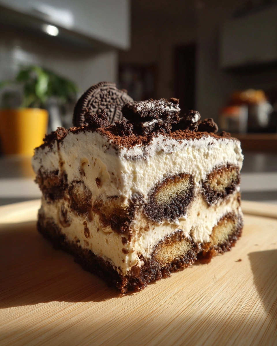 Easy Vegan Oreo Tiramisu