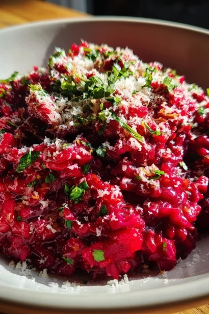 Halloween Bloody Beet Risotto: A Spooky, Flavorful Feast