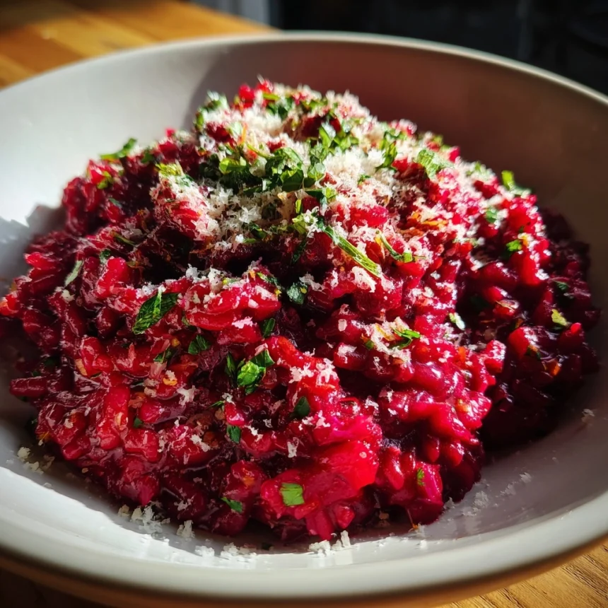 Halloween Bloody Beet Risotto: A Spooky, Flavorful Feast
