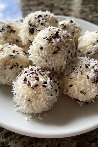 Halloween Coconut Kiss of Death Bites