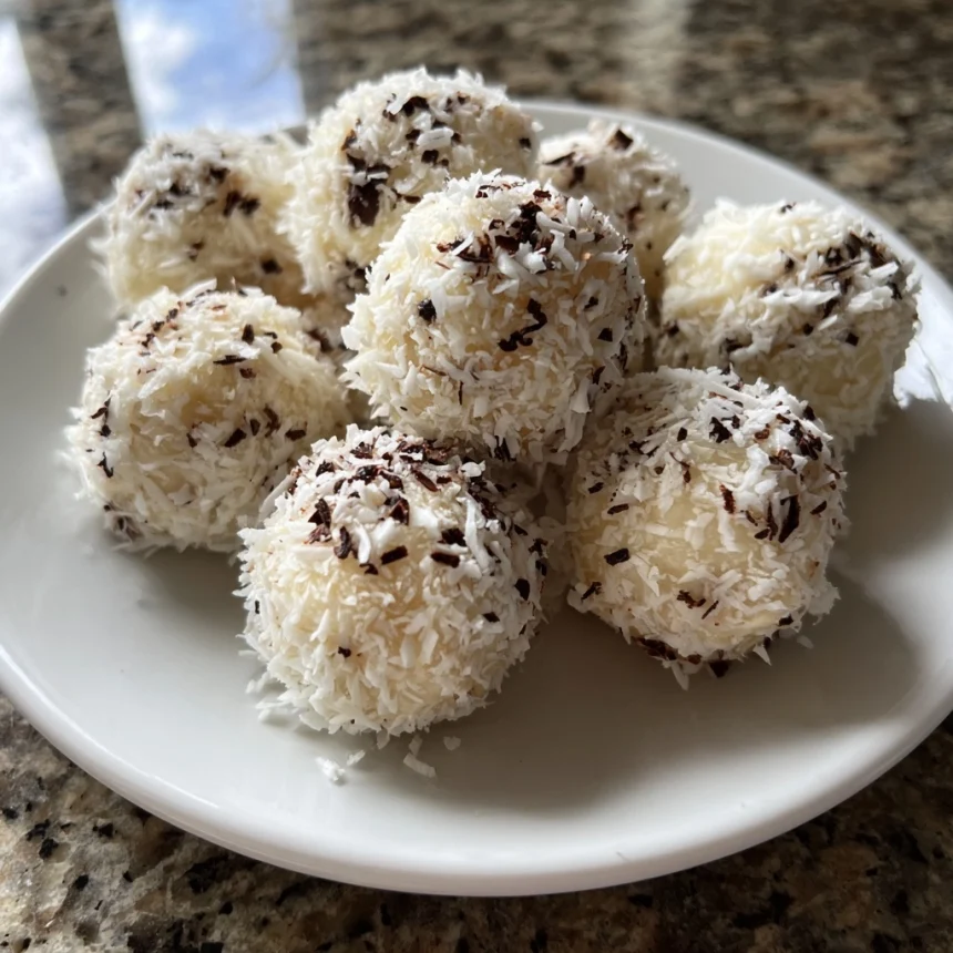 Halloween Coconut Kiss of Death Bites