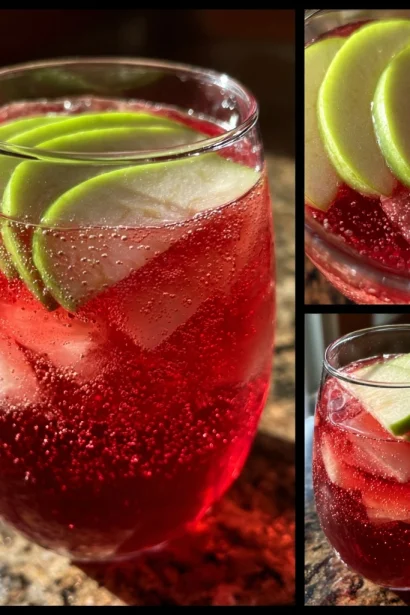 Halloween Sparkling Poison Apple Punch