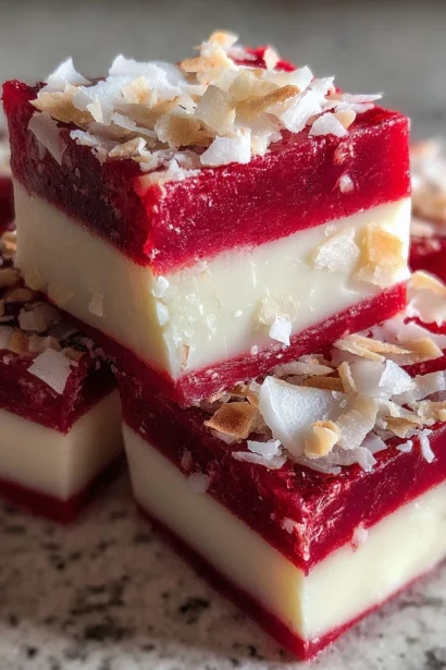 Halloween Vampire Coconut Blood Fudge