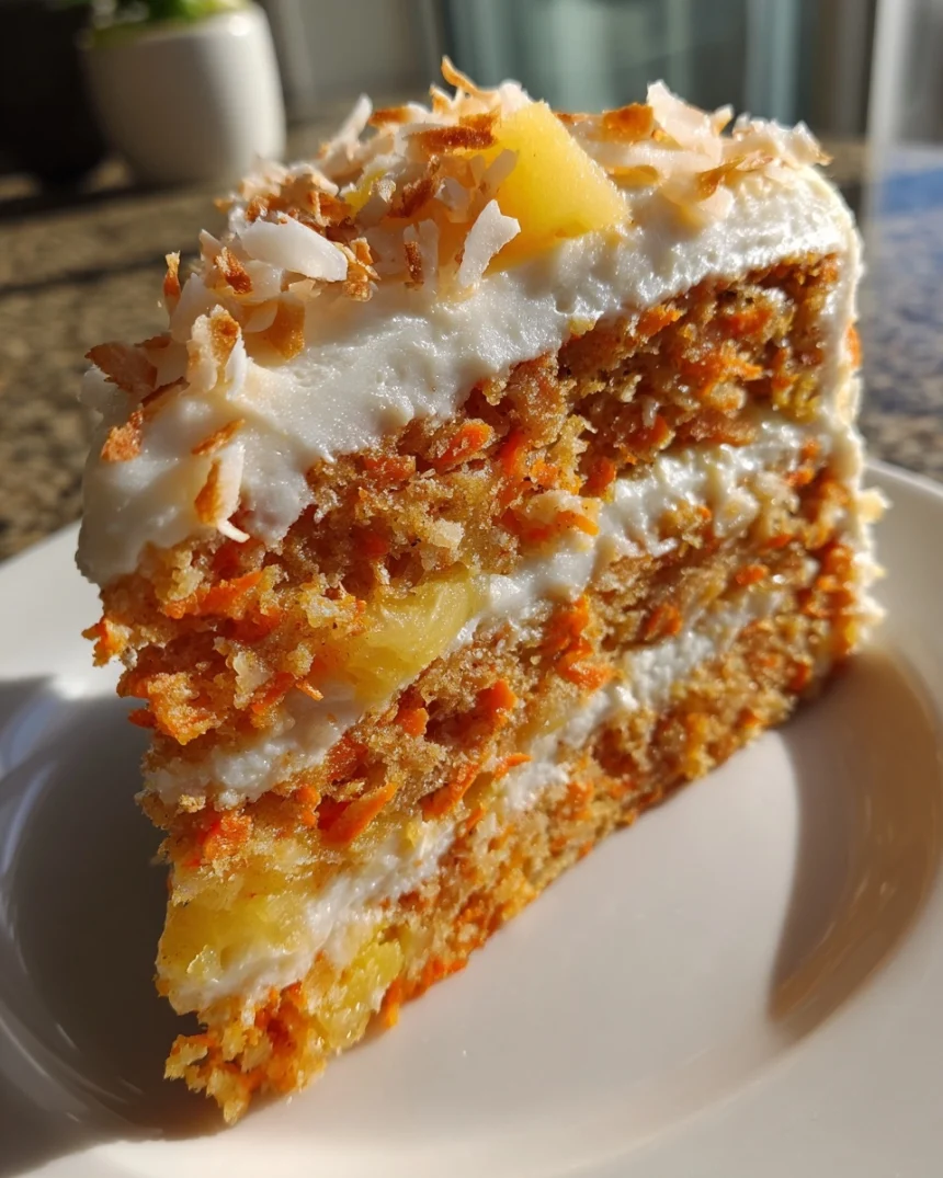Hawaiian Carrot Pineapple Cake Recipe