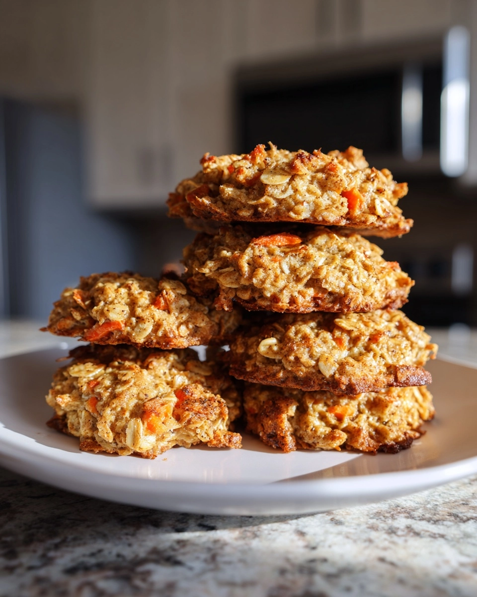 Healthy Carrot Cake Oatmeal Cookies