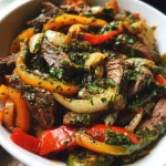 High Protein Steak Fajita Bowl - Low Carb