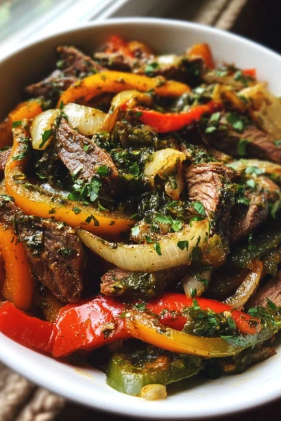 High Protein Steak Fajita Bowl - Low Carb