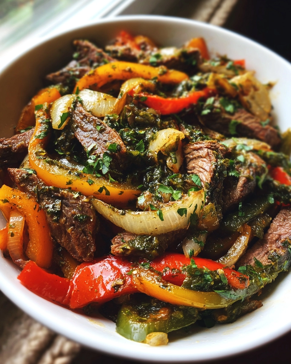 High Protein Steak Fajita Bowl - Low Carb