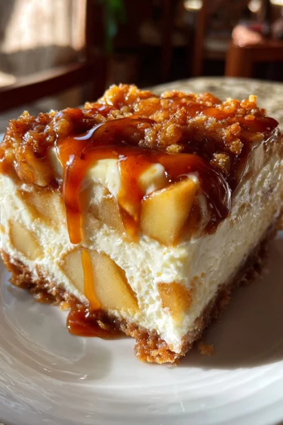 Irresistible Caramel Apple Cheesecake Bars Recipe