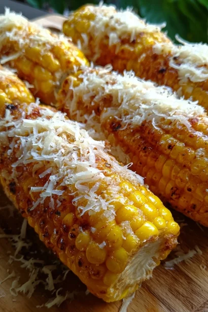 Irresistible Cheesy Garlic Butter Corn on the Cob Recipe