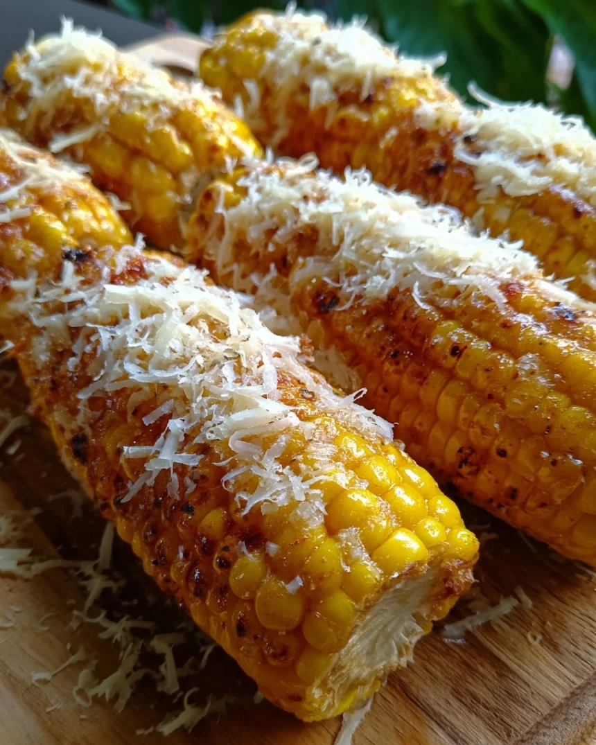 Irresistible Cheesy Garlic Butter Corn on the Cob Recipe
