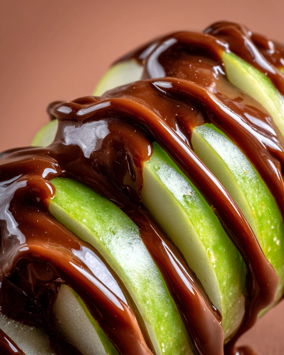 Irresistible Chocolate Covered Caramel Apple Slices Recipe