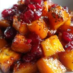 Irresistible Cranberry Glazed Roasted Butternut Squash Recipe