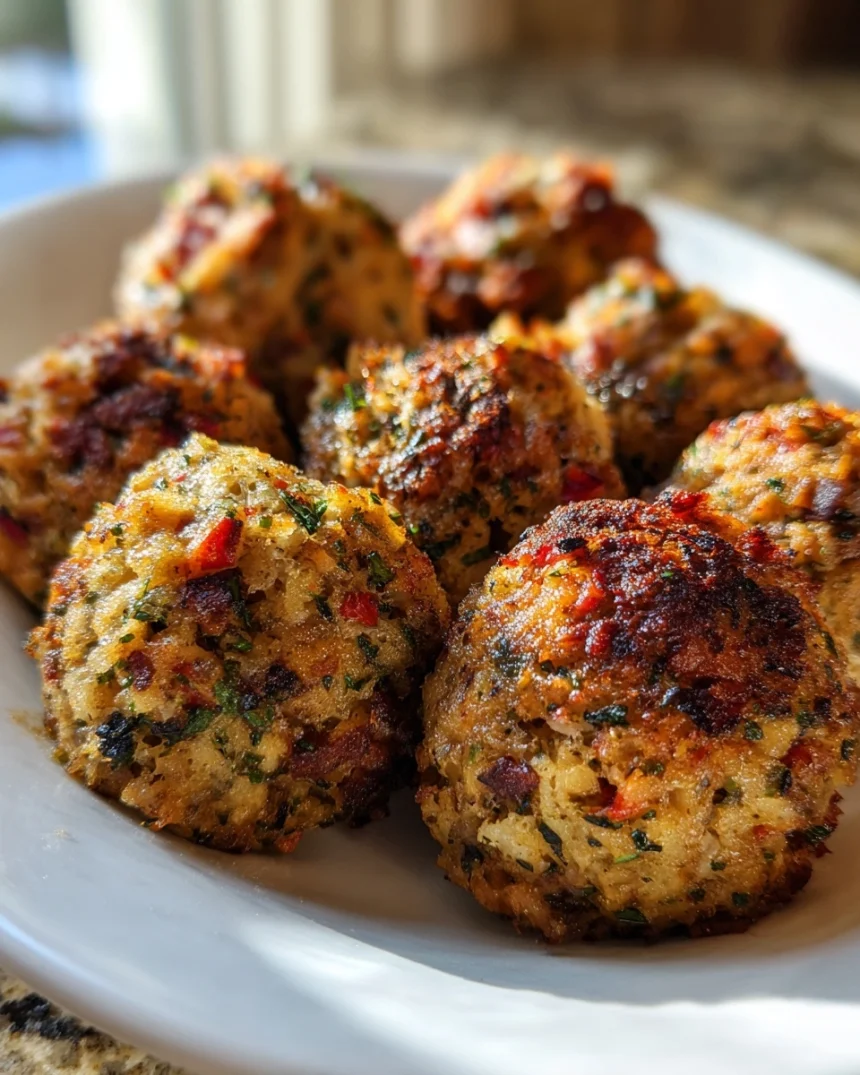 Irresistible Festive Stuffing Spheres for Holiday Joy