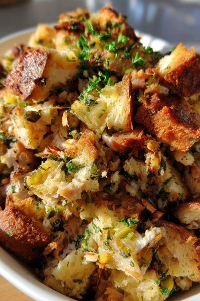 Irresistible Old Fashioned Thanksgiving Turkey Stuffing Recipe